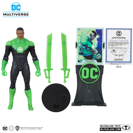 DC Multiverse Green Lantern John Stewart Glow in The Dark Edition Gold Label