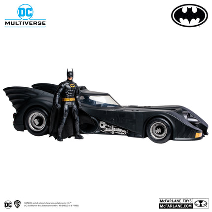 Batman 1989 DC Multiverse Batman & Batmobile Gold Label