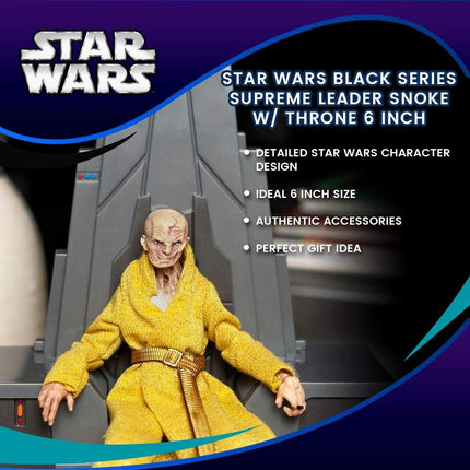 Star Wars Black Series Snoke Throne Room