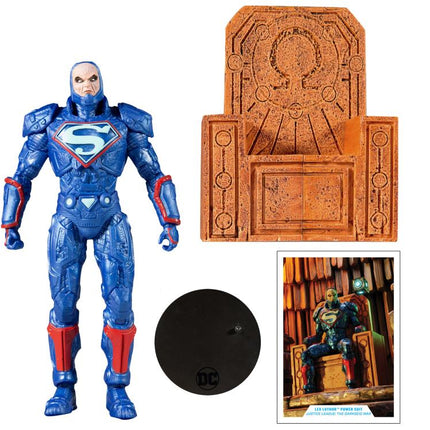 Justice League: The Darkseid War DC Multiverse Lex Luthor Power Suit (Blue)