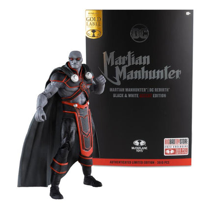 DC Rebirth DC Multiverse Martian Manhunter Black & White Accent Edition