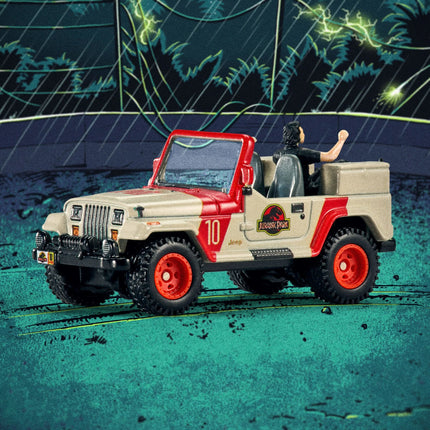 Jurassic Park Hot Wheels Jeep Wrangler & Dr. Ian Malcolm